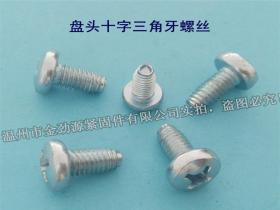 工廠直銷(xiāo) M3-M6系列 GB6560盤(pán)頭十字三角牙螺絲 自攻自鎖螺絲